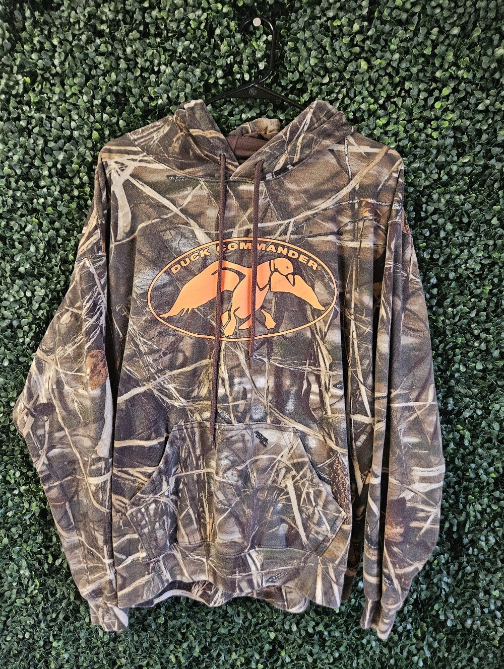 Mens XL Duck Commander Camo Hoodie